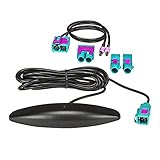 Antennenset für Fahrzeuge mit Doppeltuner oder Nachrüstradio mit 2 Fakra Steckern