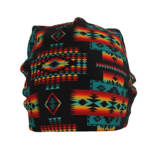 Native American Indian Beanie Funny Beanie Hat Thin Knit Hat Winter Summer Warm Headwear Cap Casual Hat For Women Men #TOP1