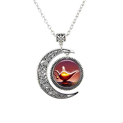 Preisvergleich Produktbild bab Aladdin's Magic Lamp Moon Halskette