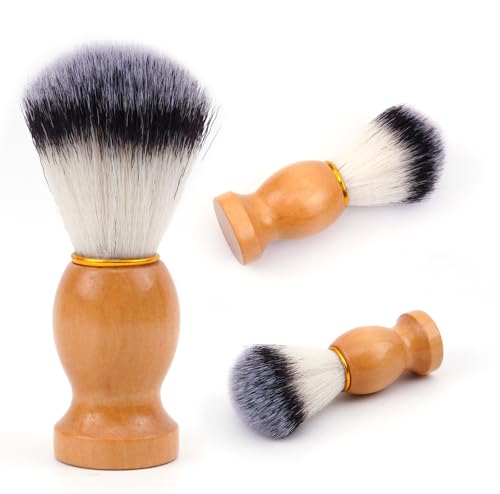 Lussuoso pennello da barba per uomo rasatura bagnata utilizz...