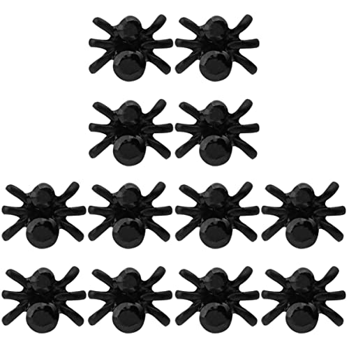 Coheali 6Pairs Piercing Fashion Simple Studs Spooky Charms Earrings Creepy Minimalist Women Decoration Little Dangle Punk Unisex Supplies Cosplay Spider Girls Earbob Drop Ear Horror #TOP12