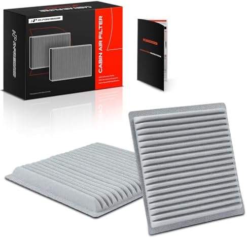 A-Premium 2-PC Cabin Air Filter w/Activated Carbon Compatible with Ford, Lincoln & Mazda - Edge 2007-2014, MKS 2009, MKX 2007-2015, MKZ 2008-2009, CX-9 2007-2015 - 2.0L 3.5L 3.7L - # 7T4Z-19N619-B