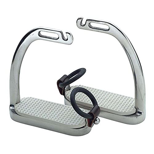 Shires Fillis Peacock Safety Stirrup Irons 4 1/2 inch Grey