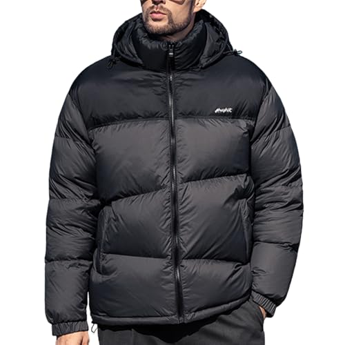ZVX Goose Down Jacket, Warm and Soft Goose Down Jackets Men,Waterproof Windproof Unisex Down Jacket