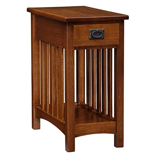 Leick Home Mission End Table with Storage