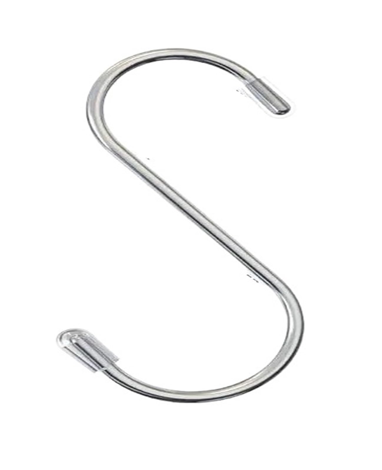 Genérico Ganchos en forma de S acero inoxidable, 5 uds., 6/8/12cm, toallas Metal colgantes for cocina, cuchara, olla, sartén, bolsa planta, taza, ropa(5pcs 12cm)