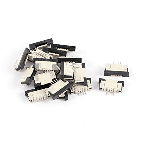 Aexit Bottom Port Audio & Video Accessories 4Pin 1.0mm Pitch FFC FPC Sockets Connector Connectors & Adapters 20 Pcs