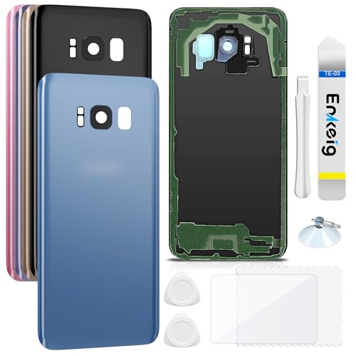 【Facile da installare】: La copertura posteriore è realizzata in vetro di alta qualità e si abbina perfettamente al colore e alla texture del tuo telefono. Ripristina l'aspetto riparando crepe, danni e graffi. La copertura posteriore si adatta perfettamente e offre un aspetto senza soluzione di continuità. Sostituisci facilmente la vecchia copertura con la nuova seguendo le istruzioni. Goditi la soddisfazione di una riparazione fai-da-te con il nostro kit completo.