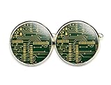  Platine Manschettenknöpfe, PC Computer Ingenieur Manschettenknöpfe