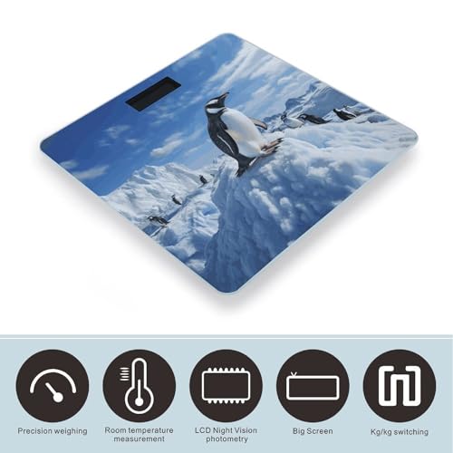 Báscula Digital Snow Mountain Penguin para Baño miniatura 3