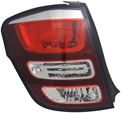 left rear light left side assembly rear light assembly tail lamp driver side smoke tail lights compatible with citroen c3 2013 2014 2015 2016 2017- VT763L