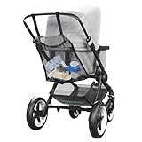 Aufbewahrungstaschen für Kinderwagen, Einkaufstaschen, Universalnetz, Netztasche auf der Rückseite des Kinderwagens