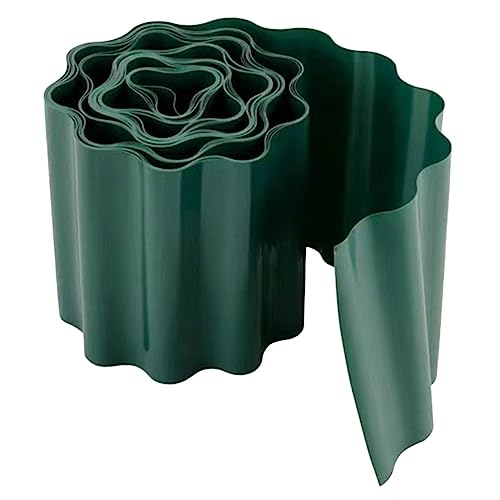 GARIOUANS Recinzione da Giardino Flessibile in Plastica Decorativo per Prato e Aiuole Recinzione per Delimitazione di Giardino e Coltivazione Bordatura Prato Resistente e Facile da