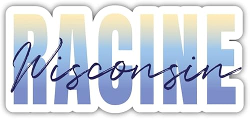 Racine Wisconsin Souvenir - Imán de 2 pulgadas