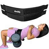 Hip Thrust Belt For Dumbbells Heavy, Kettlebells, Plates, Comfort Up to 400 LBS, Double Hook & Loop Booty Builder, Glute Workout Equipment for All Shapes, Use at Home or Gym.