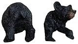 Deleon Collections Whimsical Black Bear Drawer Pulls Cabinet Knobs 2pc Set