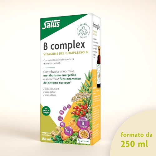Salus B Complex - Integratore Alimentare con 6 Vitamine del gruppo B per favorire il metabolismo energetico - 250ml - 2