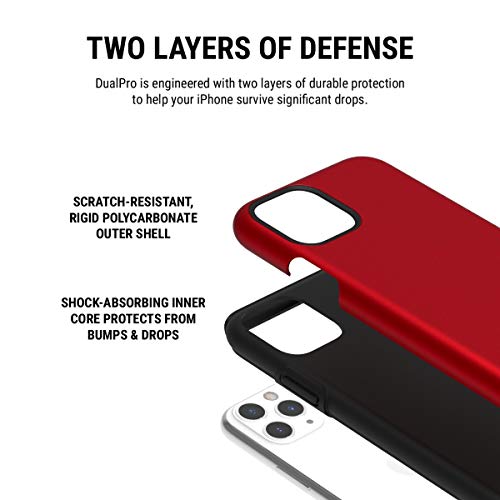 Incipio Apple Iphone 11 Pro Dualpro Case-Iridescent Red/Black #TOP2
