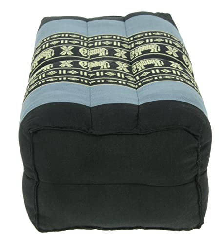 Namesakes-Kapok-Material-Yoga-Block-Meditation-cushion--Support-Bolster-Light-Dark-Blue-Elephant