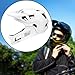 ZYIHNIRB Adult Bicycle Helmet for Mountain Biking with Detachable Chin Guard, White