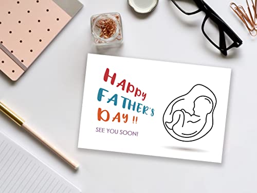 Funny Father’s Day Card For Husband, Hilarious Pregnancy Announcement Card For New Dad, Lovely Baby Card #TOP3