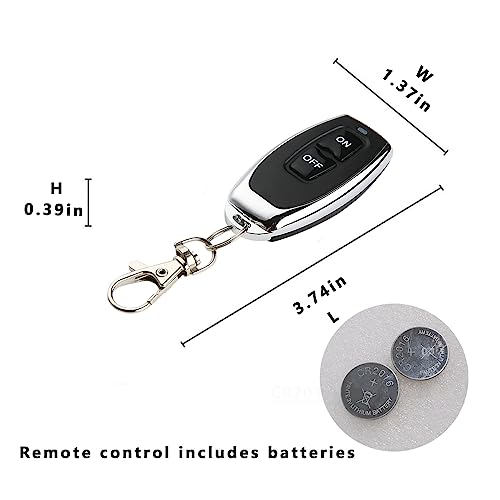 Dc12V 100-240A Battery Switch Relay Integrated Wireless Remote Control Disconnect Cut Off Isolator Master Switches, With Voltage Display… #TOP4