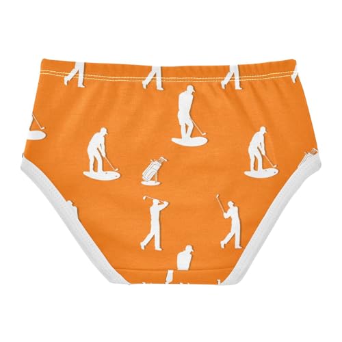 White Golf Players Toddler Girls's Underwear 2T 202c14142