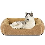 FURTIME Dog Beds for Extra Large Dogs, Jumbo Dog Bed 36''x25'' Soft and Comfy Washable Dog Bed, Warming Dog Bed & Furniture Big Dog Bed Breathable and Durable Huge Dog Sofa with Non-Slip Bottom