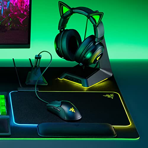 Image of Razer Ergonomic Wrist Rest for Gaming Mice: Anti-Slip Rubber Base - Angled Incline - Classic Black