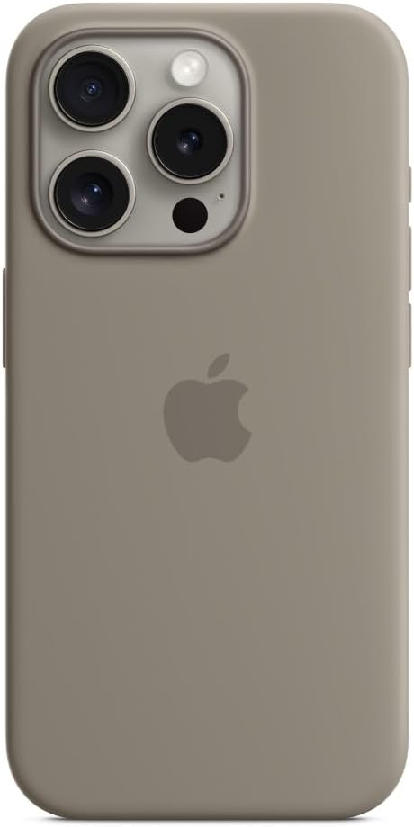Apple iPhone 15 Pro Silicone Case with MagSafe - Clay ​​​​​​​