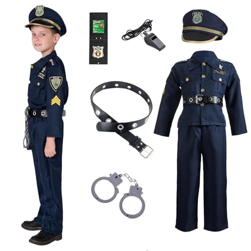 Déguisement policier carnaval et costume Halloween pour garçons