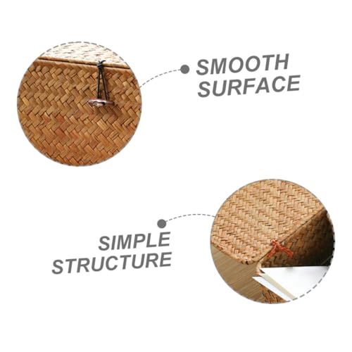 Panier de rangement tissé avec couvercle boîte ours iplusmile