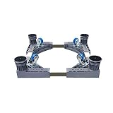 【Construcción duradera y diseño de seguridad】: las tuberías del soporte de la base del refrigerador están construidas con un material de acero inoxidable fuerte, tubería de acero inoxidable de 25x38 mm de espesor, se agrega un pie a la tubería de conexión, lo que lo hace más estable y duradero para soportar hasta 500 kg, anticorrosión y antioxidante, puede resistir la prueba del tiempo.