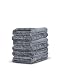 Adam's Borderless Grey Edgeless Microfiber Towel - Premium Quality 480gsm, 16 x 16 inches Plush Microfiber - Delicate Touch for The Most Delicate Surfaces (6 Pack)