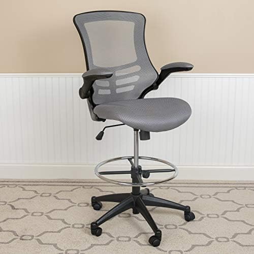 Flash Furniture Drafting Chair, 64.77 x 62.23 x 128.91 cm