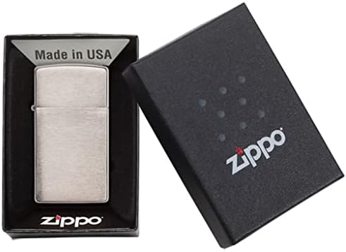 Zippo Windproof Lighter, Metal Long Lasting Zippo Lighter, Best with Zippo Lighter Fluid, Refillable Lighter, Perfect for Cigarettes Cigars Candles, Pocket Lighter Fire Starter, Wolf Collection