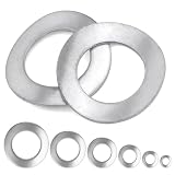 Curved Washer Assortment Kit, 225pcs Curved Spring Washer d3-d10, 304 SS