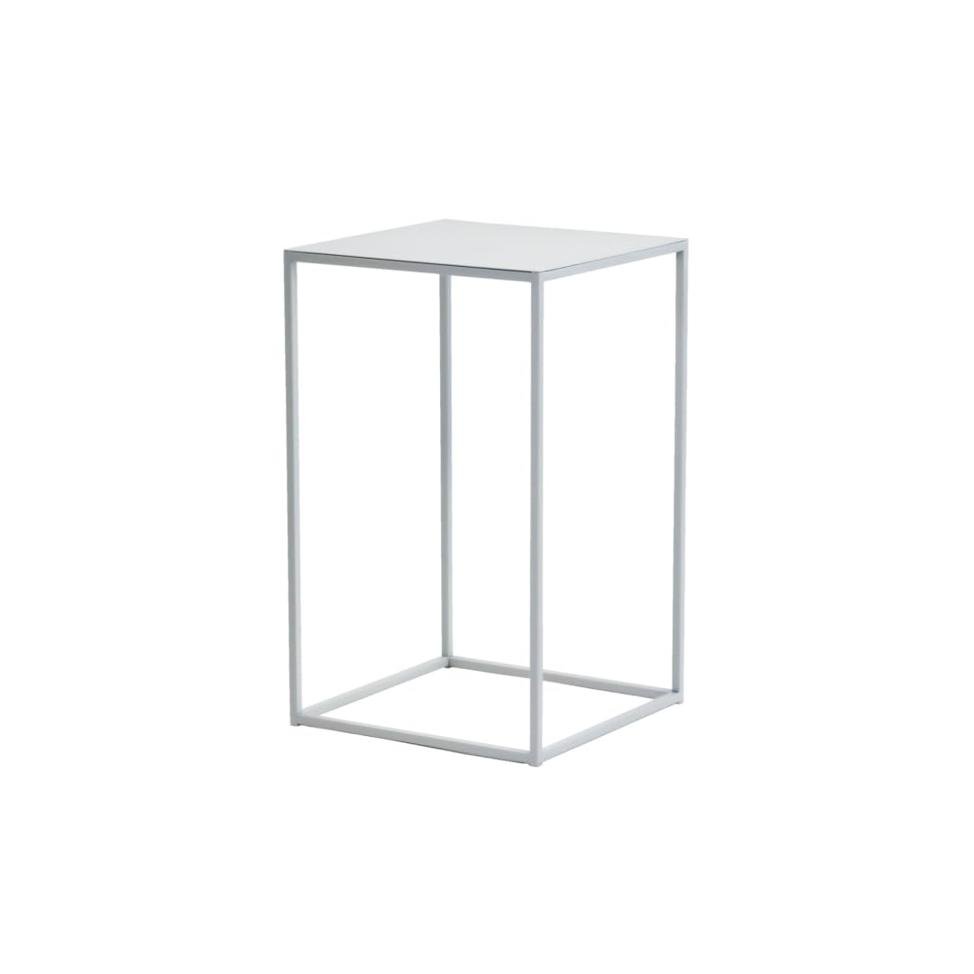 Amazon｜KUROSHIRO サイドテーブル スクエア ホワイト 約幅27.4