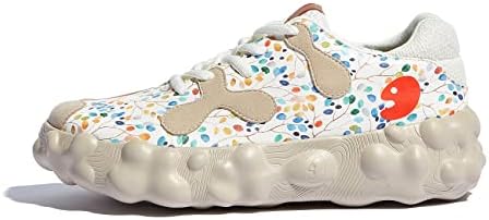 UIN Women’s Art Travel Walking Shoes Casual Lightweight Wide Toe Chunky Fashion Sneaker Figueras Ⅰ