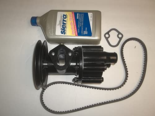 Water/Fuel Pump assembly with, oil, belt and pulley for MerCruiser Bravo 454 502 7.4 8.2 replaces 46-807151A8