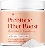 Prebiotic Fiber Powder - Unflavored & Sugar Free | 45 Servings | Fiber Supplement to Support Digestive Regularity, Gut Health, Bloating & Immune Support - 1 Scoop of Soluble Prebiotic Powder Daily