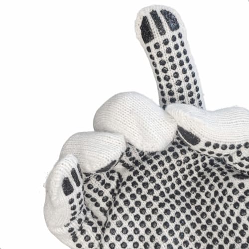 Luva Pigmentada Pvc Malha Tricotada Segurança Obra Epi Volk