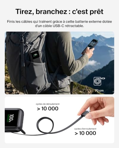 Power Bank Belkin 11000 mAh Apta para avión - vue 6