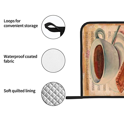 Pot-Holders-for-KitchenCoffee-Theme-Coffee-TimeHeat-Resistant-Potholder-Non-Slip-Heat-Pad-2-PCSOven-Mitts-Potholders-for-Daily-Kitchen-BakingCookingRestaurant-8-Inch Pot Holders for KitchenCoffee Theme Coffee TimeHeat Resistant Potholder Non Slip Heat Pad 2 PCSOven Mitts Potholders for Daily Kitchen BakingCookingRestaurant 8 Inch