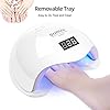SUNUV SUN5 UV Light for Nails, UV Light Nail Lamp with Timer Settings, User Friendly UV Lamp Light for Nails, Smart LED UV Nail Light, LED UV Lamp for Gel Nails, Compatible with All Gel Types