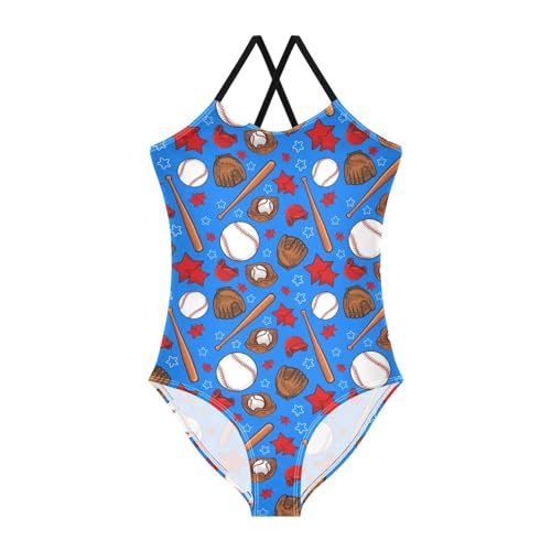 Image of Ollabaky Girls One Piece Swimsuit Bathing Suit Beachwear 3-10T