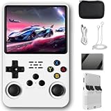 TOPONE R36S Consola Retro Portátil, con 64GB+15000 Juegos Clásicos, Consola de Videojuegos de 3.5 ', 640×480 Alta...