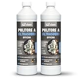 Bio-Chem - Detergente ad ultrasuoni per officina 2L concentrato - Uso professionale in officine e industrie - Prodotto per carburatori, parti meccaniche, componenti elettronici
