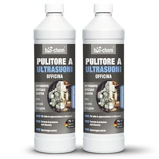 Bio-Chem - Detergente ad ultrasuoni per officina 2L concentrato - Uso professionale in officine e industrie - Prodotto per carburatori, parti meccaniche, componenti elettronici