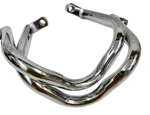 Image of Motorcycle Engine Guard, Heavy Duty Chrome Plated, Compatible with Interceptor 650, Continental GT 650 (Chromed)